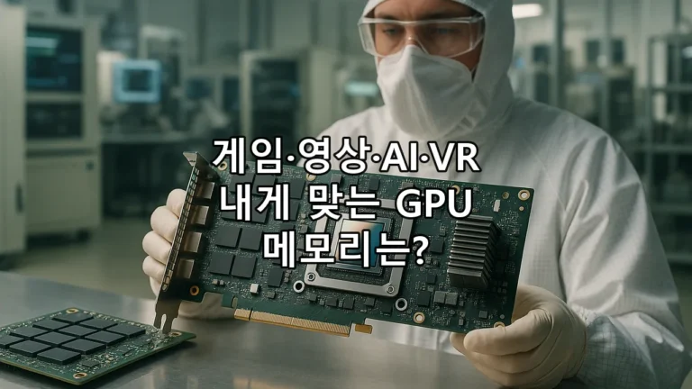 게임·영상·AI·VR 내게 맞는 GPU 메모리는?