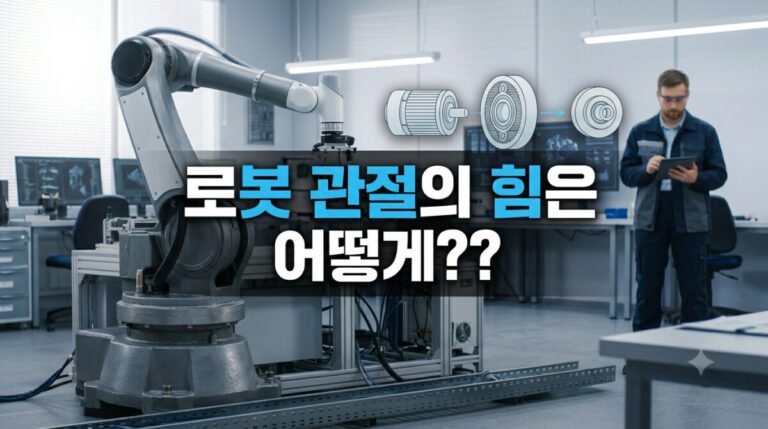 모터와 감속기는 로봇 관절의 힘을 어떻게 만들까