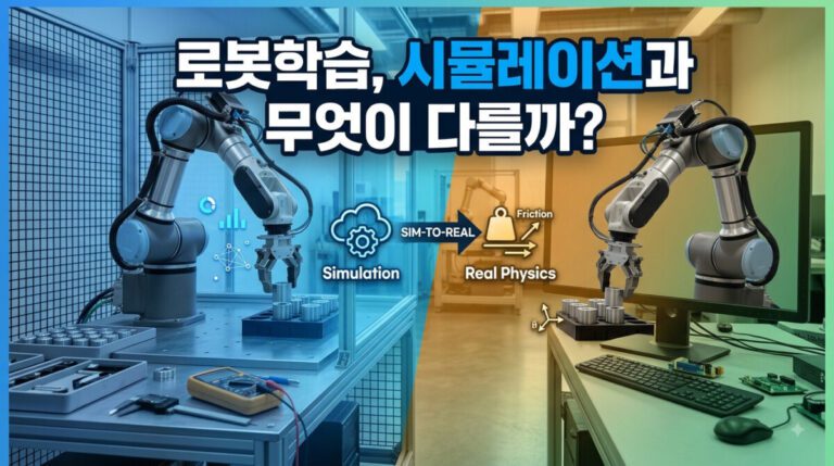 로봇 학습 데이터, 시뮬레이션과 현실은 무엇이 다를까