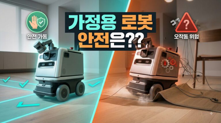 가정용 로봇 안전, 충돌과 오작동 위험 어떻게 줄이나