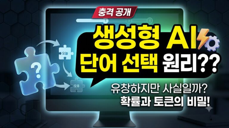 생성형 AI 다음 단어 선택 원리와 현실의 한계