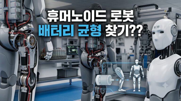 휴머노이드 로봇 배터리, 무게와 작업 시간 균형 찾기